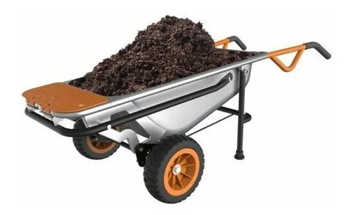 Carretilla Para Jardín Multifunción 8 En 1 Agro Worx Wg050