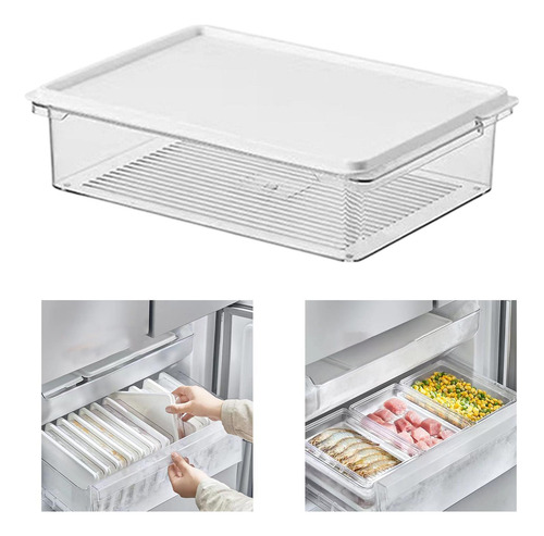 Organizador De Geladeira, Lancheira, 285x21x7cm 3000ml
