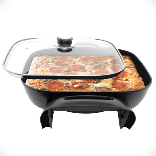 Imagen 4 de 7 de Olla Sartén Electrica Multicoccion Wok 1500w Antiadherente