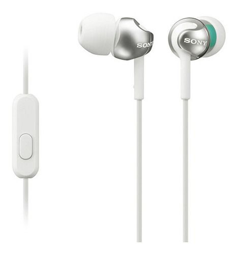 Sony Audifonos Alambricos In Ear ::.. Mdr Ex110ap Blanc Color Blanco