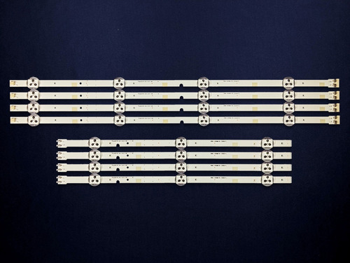 Imagen 2 de 4 de Kit Leds Samsung Un43j5200, Un43j5200af P2s1 - Aluminio, Nvo