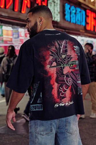 Playera Deportiva Youngla 4123 Yu Gi Oh! Tee Original
