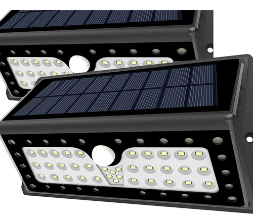 Lampat Solar Lights, Bright 62 Led Solar Powered Security Li