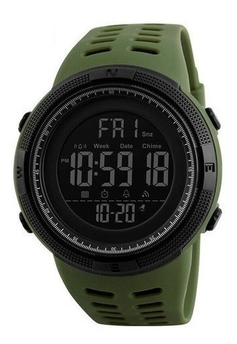 Reloj Digital Skmei 1251 Cronometro Deportivo Verde