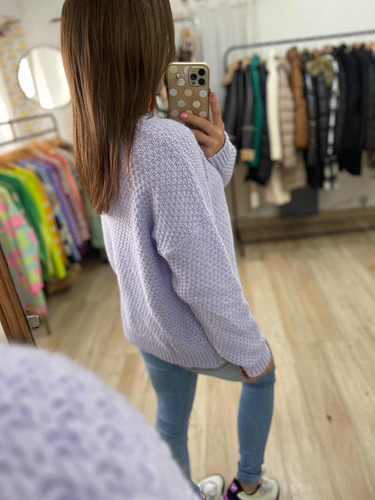Sweater Pullover Tramado Mujer The Big Shop