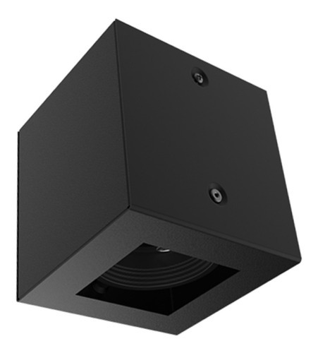 Aplique Techo Led P4111 Dicroica 1 Spot Gu10 Luces Color Negro