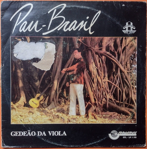 Lp Gedeão Da Viola Pau Brasil 1988 Sertanejo Vinil
