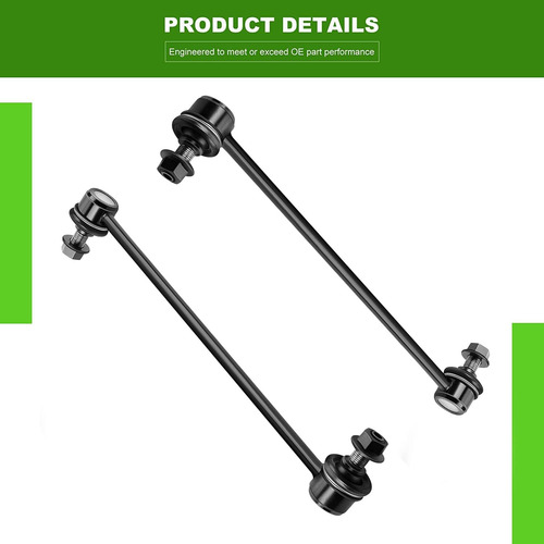 Scitoo 8pc Delantero Y Trasero Sway Bar Links Interior Exter