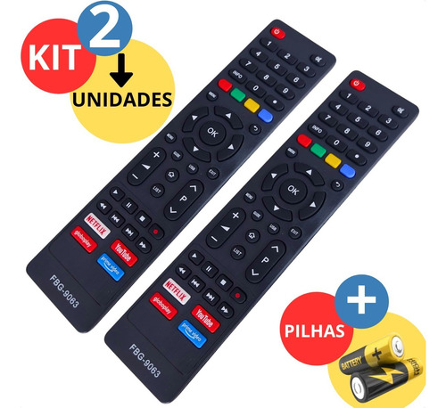 Controle Remoto Universal Compatível Com Philco Smart Tv Net