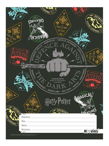 Separadores A4 Harry Potter - Mooving Set X 6