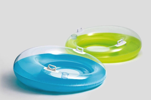 Colchon Asiento Inflable Para Alberca 58883 Intex Verde Verde