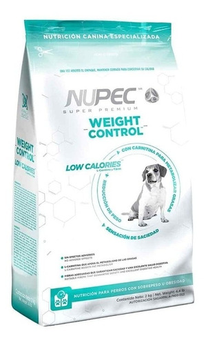 Imagen 1 de 2 de Nupec Weight Control Para Perro Adulto De 8kg
