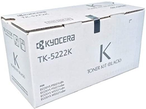 Kyocera 1t02r90us1 Modelo Tk-5222k Cartucho De Tóner Negr