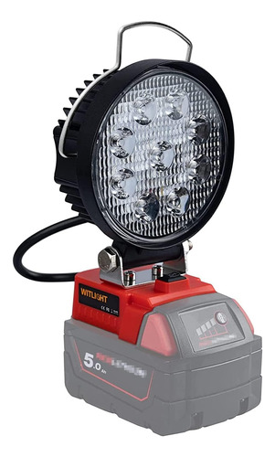 Luz Led Inalámbrica Para Milwaukee De 18 V, Luz De Trabajo L