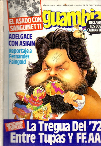 Revista Guambia 34 - Revista De Humor De Uruguay