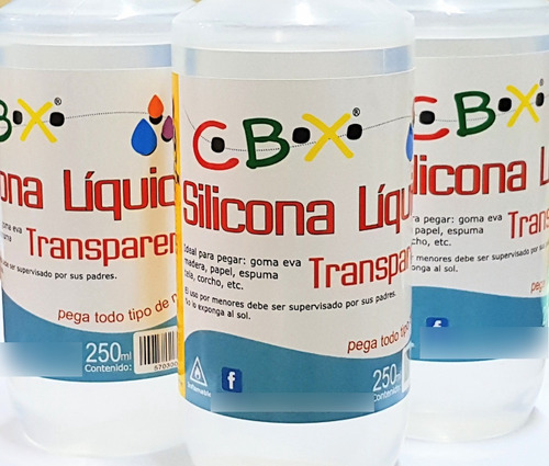 Adhesivo Pegamento Silicona Liquida Cbx 30ml - Caja 24unid.