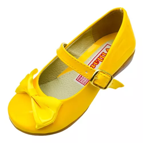 Mortal Casa de la carretera pista Zapatos Amarillos Para Nina De Princesa | MercadoLibre 📦