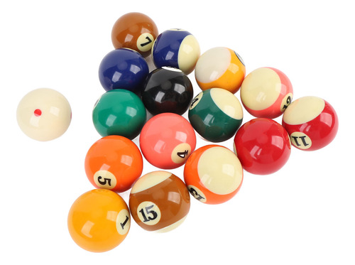 Juego De Bolas De Billar De Resina Estándar De 16 Piezas De