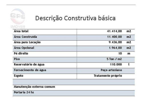 Imagem 9 de 10 de Galpão, 11400 M² - Venda Por R$ 65.000.000,00 Ou Aluguel Por R$ 182.400,00 - Jardim Santorini - Indaiatuba/sp - Ga0311