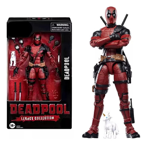 Boneco Deadpool 3 Legacy Collection Filme Wolverine