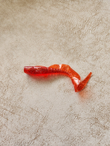 Señuelos Vinilos Soft Bait 3.5g/12cms Spinpoler Rojo