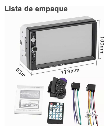 Estereo Pantalla 7 Nissan March 2010-2024 (mcd)