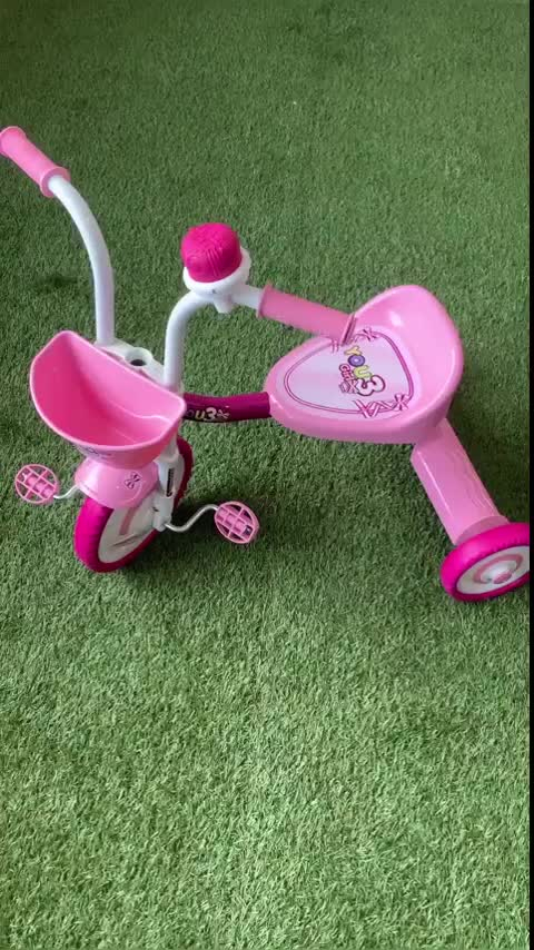 Triciclo Infantil Menina You Girl Rosa Aro 5 Nathor