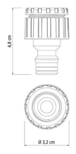 Adaptador Para Engate Rapido Para Mangueira Tramontina