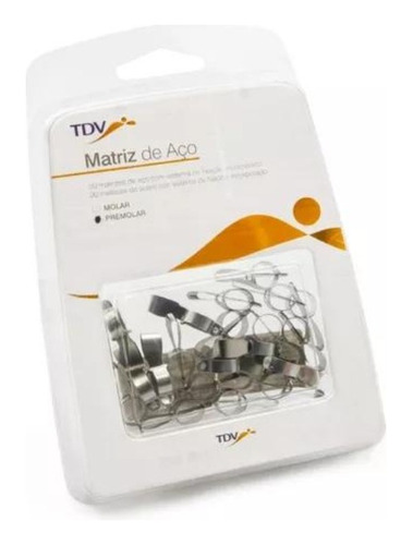 Matriz Acero Preformada Tdv X20 Premolar Odontología Dental