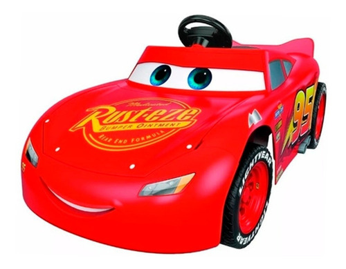 Carro Montable Electrico Niños Rayo Mcquuen Cars C/control R