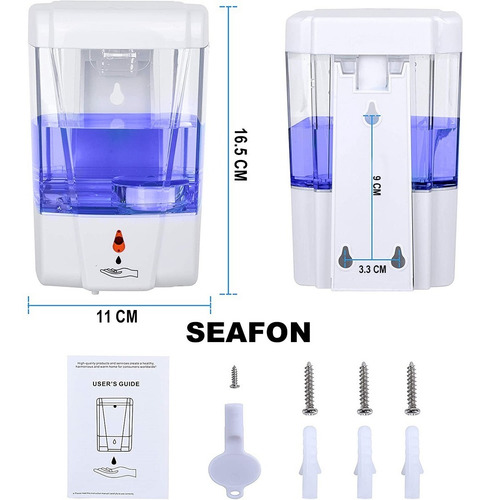 Imagen 7 de 9 de Dispensador Automatico Despachador Gel Antibacterial Usb