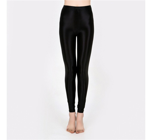 Leggings 0613 Para Mujer, Pantimedias Brillantes Transparent