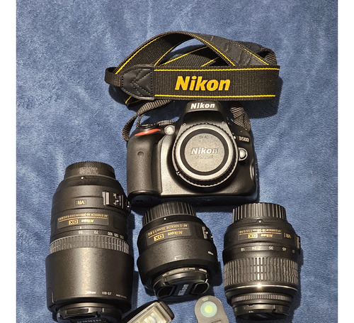 Nikon D5100 Combo (3 Lentes + Flash + Disparador Remoto)