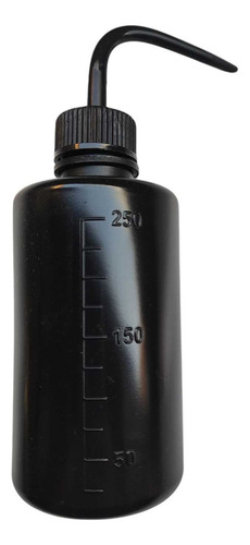 Frasco Dosador Pisseta Graduada Limpeza Cílios 250ml Preta