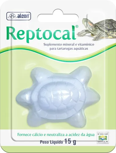 comprar 10 Unid Alcon Reptocal 15g Tartaruguinha Suplemento Cálcio