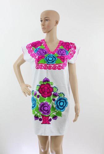 6 Pzs Vestidos Batas Artesanales