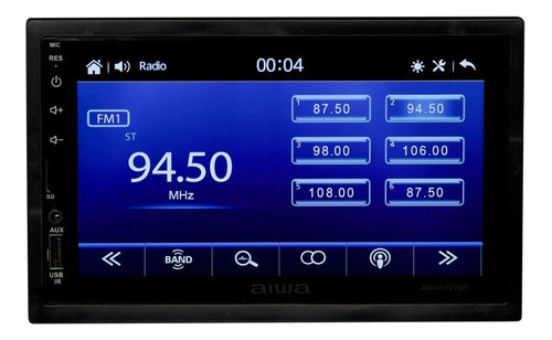 Radio Auto 2 Din Con Carplay Mirrorlink Touch 7'' Aiwa W777