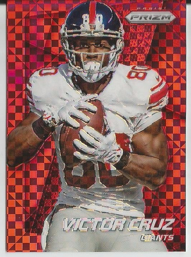 2014 Panini Prizm Prizms Red Power Victor Cruz /125 Giants