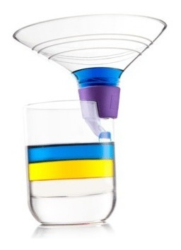 Imagen 2 de 2 de Embudo Para Realizar Cocktails En Capas Vacu Vin
