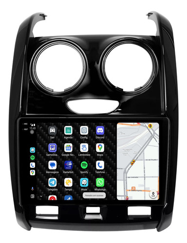 Multimidia Duster 15/20 9p Android Carplay 4/64gb + Ré