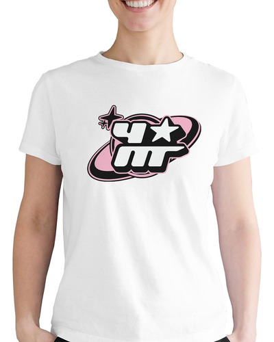 Playera Musica Trap Kitty Chulo Young Miko Logo Iniciales