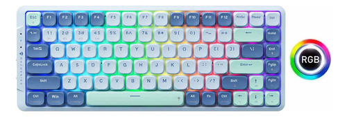 Teclado Gamer Machenike Air50 Switch Red Indigo Gray Blue