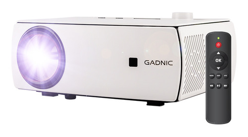 Proyector Bluetooth Gadnic Profesional 5500 Lumenes Color Blanco