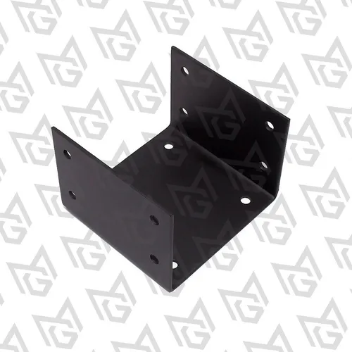 Base Atornillable 4x4 Metal Tiradores Madera