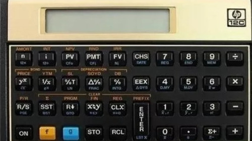 Calculadora Financeira Hp 12c Gold Original 