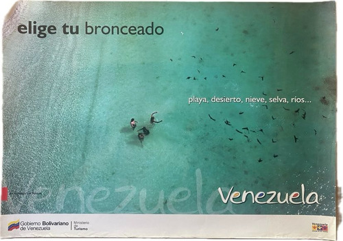 Afiche Poster Los Roques Venezuela Año 2000