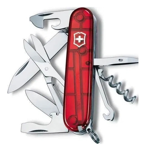 Corta Pluma Victorinox Climber Transparente 14 Usos 