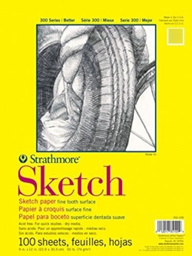 Cuadernos - Strathmore Str- 100 Sheet Sketch Plus, 9 By 12 ,