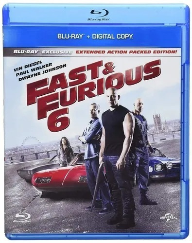 Rapidos Y Furiosos 6 Seis Fast & Furious Pelicula Blu-ray