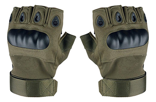 Guantes Tácticos De Medio Compatible Con Hombre Al Guantes
